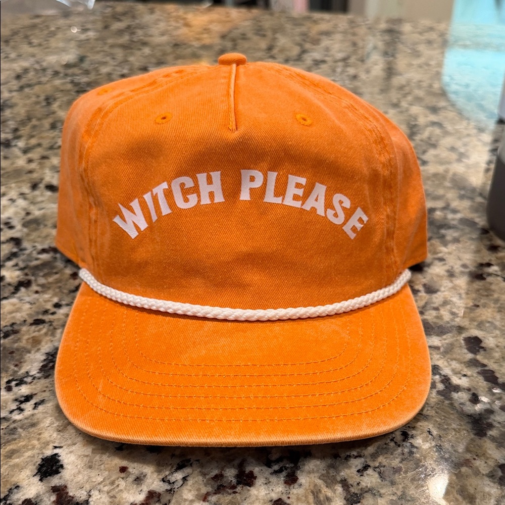 Legacy Orange 'Witch Please' Rope-Detail Cap